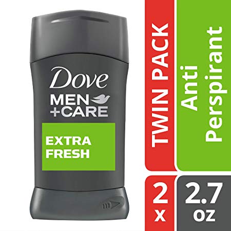 Dove Men Plus Care Antiperspirant Deodorant Stick, Extra Fresh, 2.7 oz