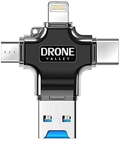 Drone Valley - 4-in-1 Memory Card Reader