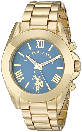 U.S. Polo Assn. Women's USC40048 Gold-Tone Bracelet Watch