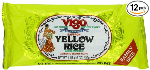 Vigo Saffron Yellow Rice, 16 Ounce (Pack of 12)