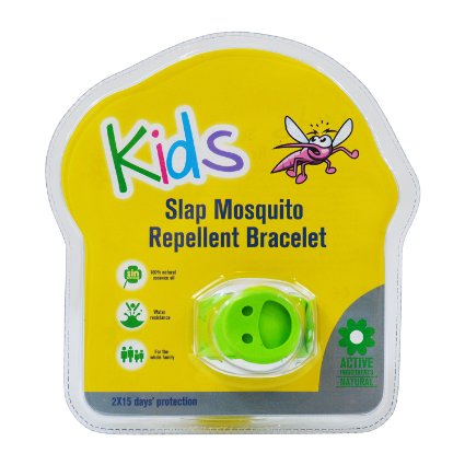 Mosquito Repellent Bracelet For Babies, Kids and Adults - Natural Ingredients, No Harsh Smells, Deet Free (1, Green)
