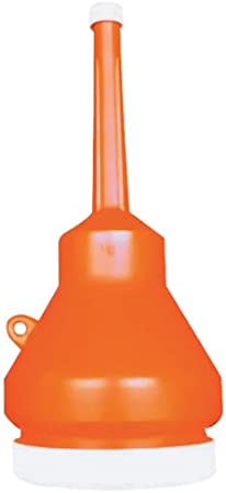 WirthCo - B-692B 32105 Funnel King Orange Capped Funnel - 1 Pint Capacity