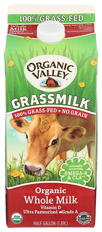 Organic Valley, Grassmilk Whole Organic, 64 Ounce