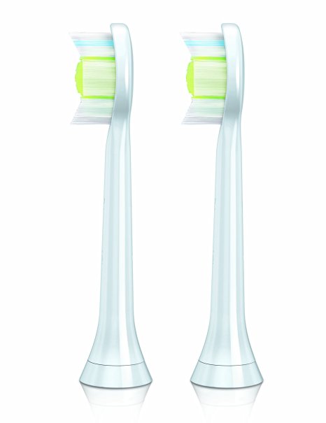 Philips Sonicare DiamondClean Replacement Brush Heads, Black, Standard, 2 Pack HX6062/64