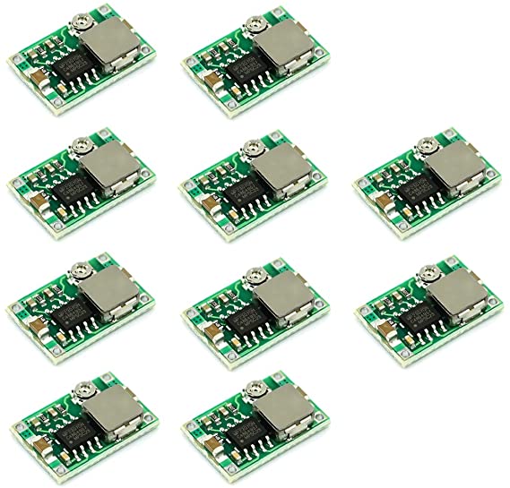 HiLetgo 10pcs RC Airplane Module Mini 360 DC-DC Buck Converter Step Down Module MP2307 4.75V-23V to 1V-17V