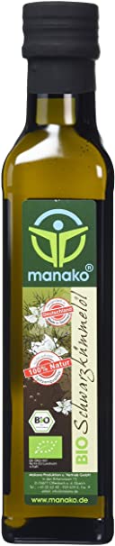 manako® Bio Black Seed Oil Pure, 100% Natural Cold Pressed, 250 ml