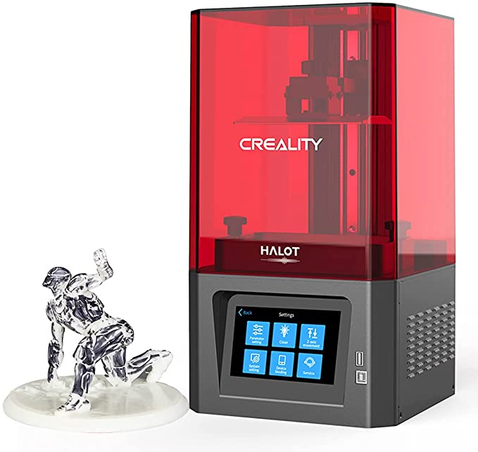 Creality HALOT-ONE Resin 3D Printer with High Precise Integral Light Source, CL-60 SLA 3D Printer with 2K Mono LCD Screen WiFi Function Dual Cooling & Filtering Systems Print Size 127x80x160mm