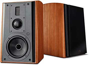 Swans Speakers – M3A – Active Wireless Bookshelf Speakers - Wi-Fi/LAN/Bluetooth/Balanced XLR/Optical and Line Input – RMS 240W– 2-Year Warranty (M3A)