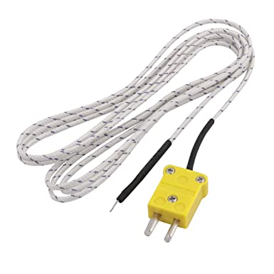 sourcingmap -50C to 204C K-Type Thermocouple Probe Temperature Sensor 2 Meters Cable