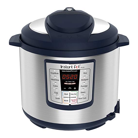 Instant Pot Lux 6 Qt Blue 6-in-1 Muti-Use Programmable Pressure Cooker, Slow Cooker, Rice Cooker, Sauté, Steamer, and Warmer