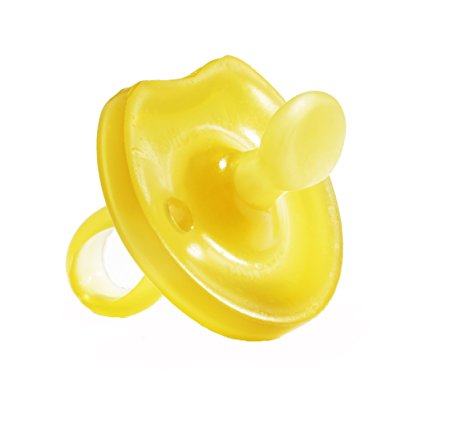 Natursutten BPA Free Natural Rubber Pacifier, Butterfly Orthodontic, 0 - 6 Months