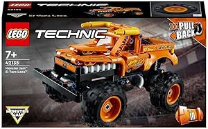 LEGO® Technic Monster Jam™ El Toro Loco™ 42135 Model Building Kit; 2-in-1 Pull-Back Toy