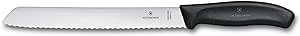 Victorinox 182202.0 Swiss Classic Bread Knife, Silver/Black