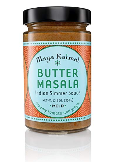 Maya Kaimal Fine Indian Foods Simmer Sauce, Butter Masala, Medium, 12.5 Ounce