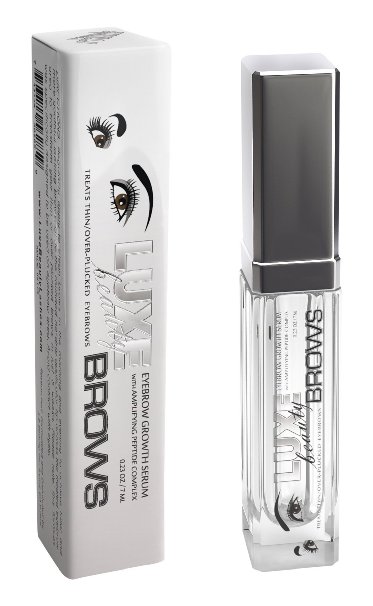 LUXE Beauty Lash and Brow Growth Products Eyebrow Growth Serum for Men and Women 023 oz7ml