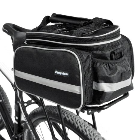 Campstoor Mountain Bike Bag 600D Multi-Functional Oxford Waterproof Bicycle Bag Cycling Rear Seat Trunk Bag Panniers Bicycle Accessories With Raincoat