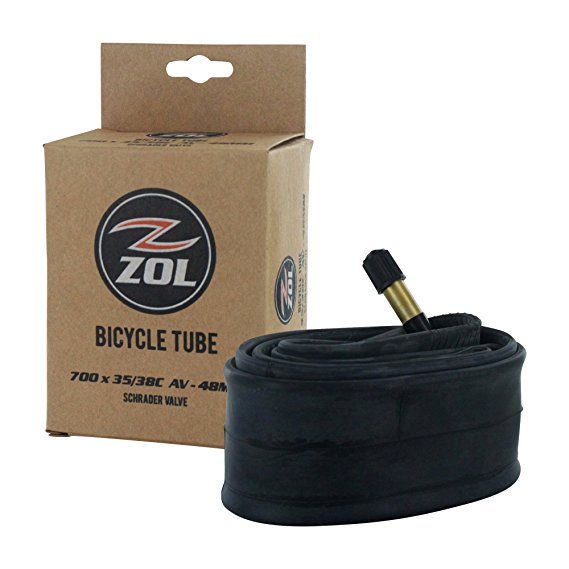 Zol Bicycle Bike Inner Tube 700x35C SCHRADER VALVE 48mm