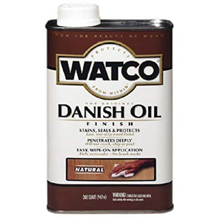 Watco 65751 Danish Oil Wood Finish, Pint, Natural