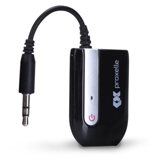 Bluetooth Audio Transmitter / Adapter - Transform your non-Bluetooth devices such as TV, Music Players, iPods, MP3 / MP4 into Wireless Streaming Machines (Black)