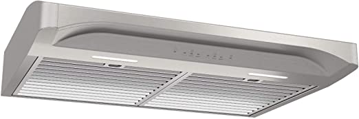 Broan ALT330SS 30" Alta Series Convertible Under Cabinet Range Hood with 400 CFM Heat Sentry Hybrid Baffle Filters and LED Lighting in Stainless Steel
