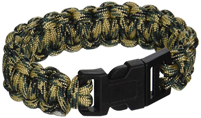 SecureLine NPCB550CL 550 Nylon Paracord Survival Bracelet,  Large,  Camoflage