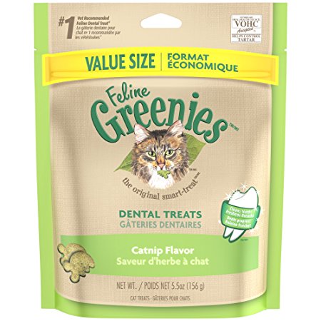 FELINE GREENIES Dental Cat Treats