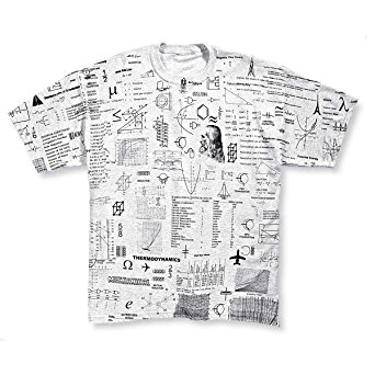 ComputerGear Engineering Cheat Sheet T Shirt Crib Sheet Engineer Geek Nerd Tee