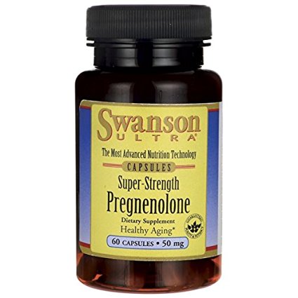 Swanson Super-Strength Pregnenolone 50 mg 60 Caps