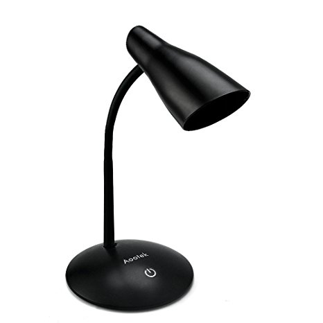 Aootek LED Desk Lamp, Flexible Table Lamp 3-Level Rechargeable for Reading Studying