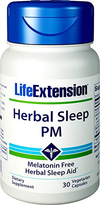 Life Extension Herbal Sleep Pm, 30 Count