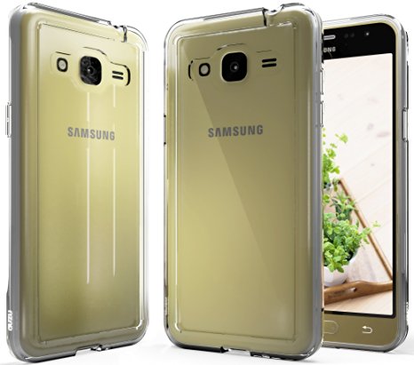 J7 Case, Galaxy J7 Case, Nznd® [Crystal Clear] Anti-Scratch Clear Slim Case for Samsung Galaxy J7- J700 (2015) - Clear