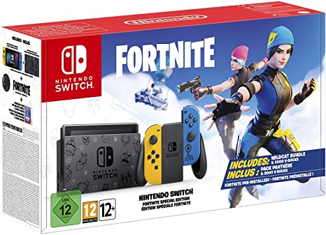 Nintendo Switch Console - Fortnite Wildcat Bundle Edition