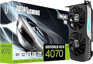 Zotac Carte Graphique Nvidia GeForce RTX 4070 Twin Edge OC 12Go