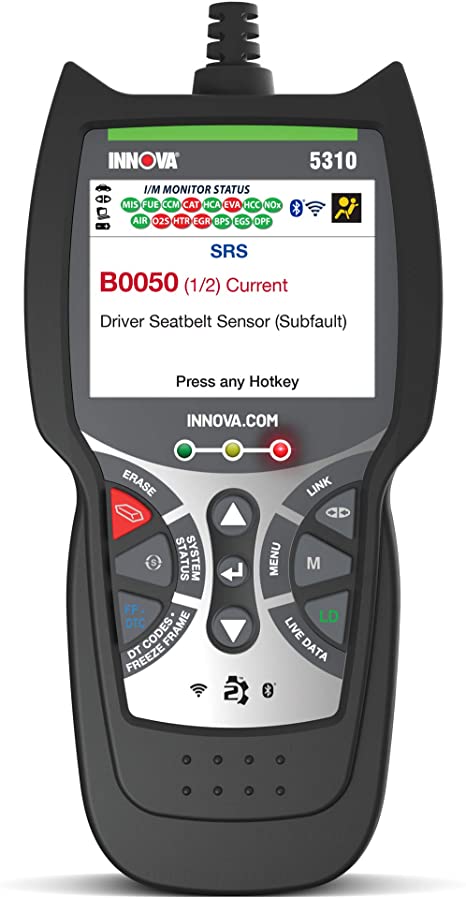 INNOVA CarScan Pro 5310 Code Scanner - Professional OBD2 Code Reader - Smog Test Scan Tool - SRS & Oil Light Reset - RepairSolutions2 App