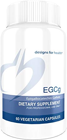 Designs for Health - EGCg - 500mg Decaffeinated Green Tea Extract   Polyphenols, 60 Capsules