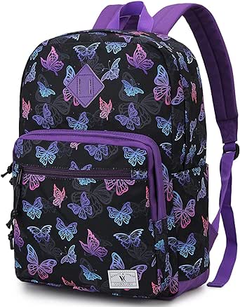 School Backpack,VONXURY Unisex Classic Lightweight Water Resistant Causal Daypack for Teens Boys Girls