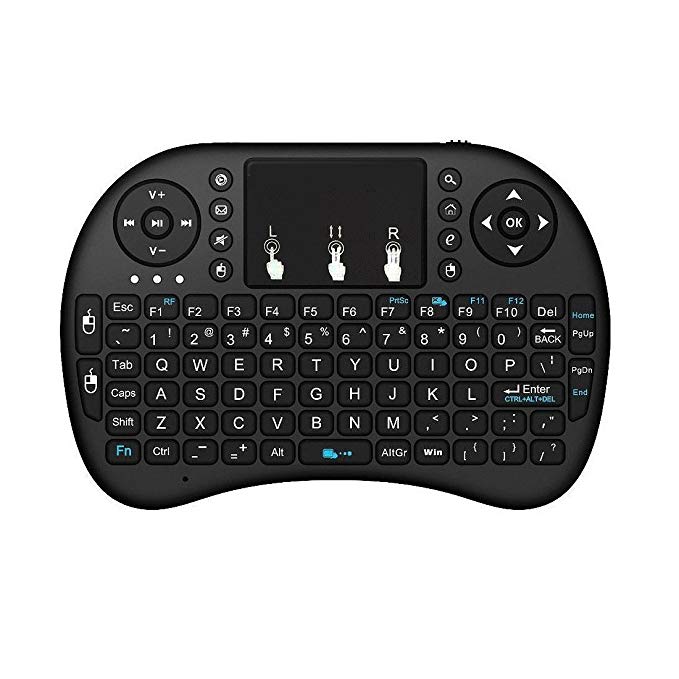 Tygot Syvo Mini Wireless Keyboard and Mouse(Touchpad) with Smart Function for Smart Tv, Android Tv Box, Raspberry-Pi, Android & iOS Devices (Black)