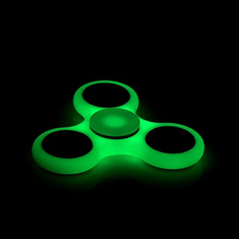 EDC Fidget Spinner High Speed Stainless Steel Bearing ADHD Focus Anxiety Relief Toys(Fluorescent)