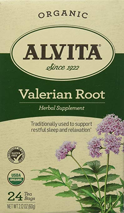 Valerian Root Tea Organic Alvita Tea 24 Bag, 2.12 oz