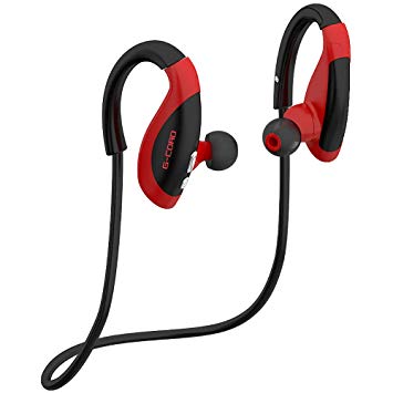 Headphones, V4.1 Wireless Earphones Sports Stereo Sweatproof Earphones for Running Gym Exercise Hands-Free Calling, Noise Cancelling Headphones