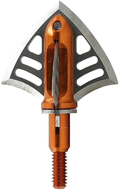 Rocky Mountain First Cut X Fixed 4-Blade Crossbow Archery Arrow Broadhead, 100 Grain, 3 Pack, Silver
