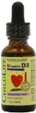 Child Life Vitamin D3 Berry Flavor Glass Bottle 1-Ounce Pack of 2