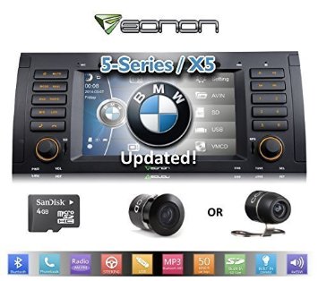 Eonon D5166Z for (96-03) BMW E39 5-Series and Backup Camera:  7 Inch Touch Screen DVD Player / GPS Navigation (USA and Canada) / Bluetooth