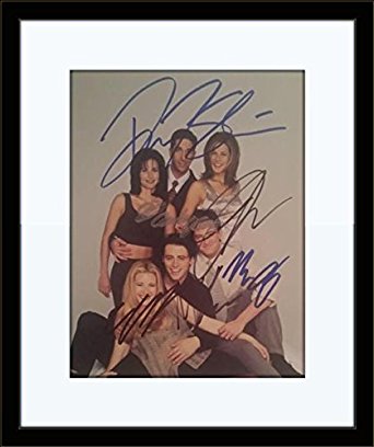 Framed Friends 6 Cast Members Authentic Autograph with Certificate of Authenticity