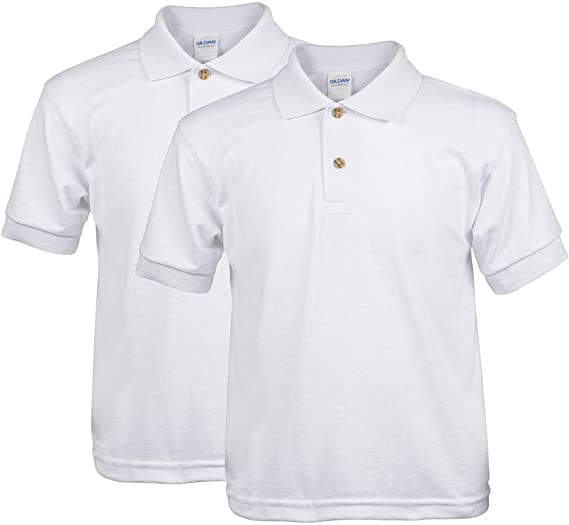 Gildan Youth Jersey Polo, 2-Pack