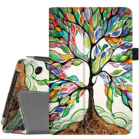 Famavala Folio Case Cover for 7" RCA Voyager 7 / RCA Voyager II/RCA Voyager III/RCA Voyager Pro 7-Inch Tablet (LuckyTree)