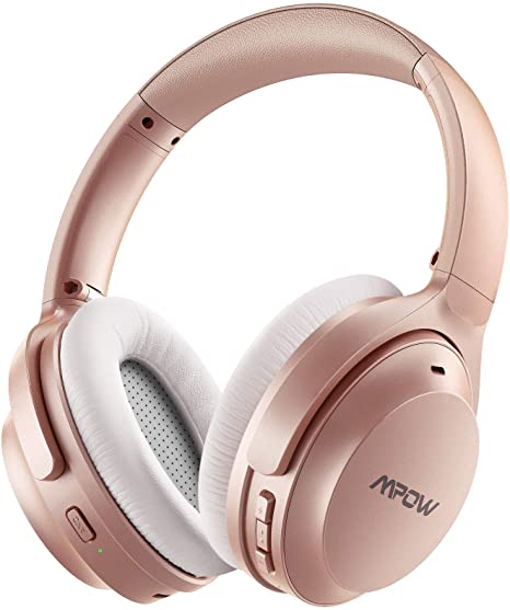 Active Noise Cancelling Headphones, Mpow H12 IPO Wireless Bluetooth Headphones with CVC8.0 Microphone, Type C, 40H Playtime Headset, Deep Bass, Foldable for Adults, TV, Home Office, Online Class