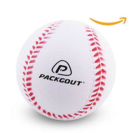 Soft Baseballs, PACKGOUT Foam Baseballs for Kids Teenager Players Training Balls (6pk/8pk/12pk), Reduced Impact