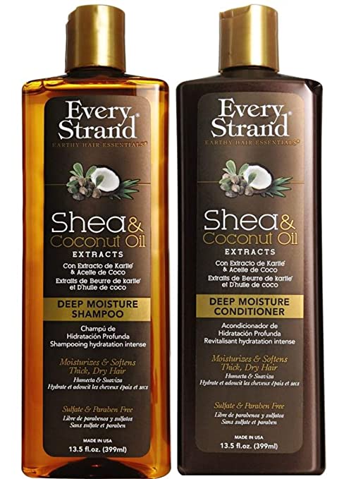 Every Strand Shea & Coconut Oil Extracts Combos (DEEP MOISTURE SHAMPOO & DEEP MOISTURE CONDITIONER)