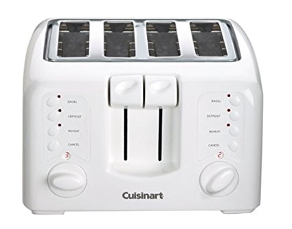 Cuisinart CPT-140 Electronic Cool Touch 4-Slice Toaster, White